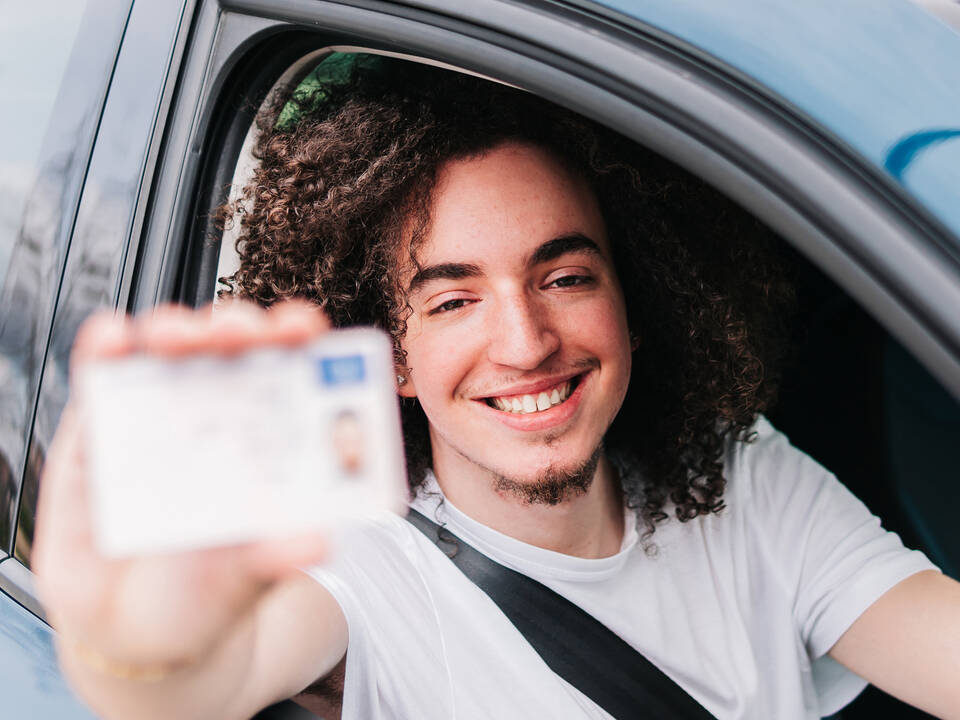 License young man
