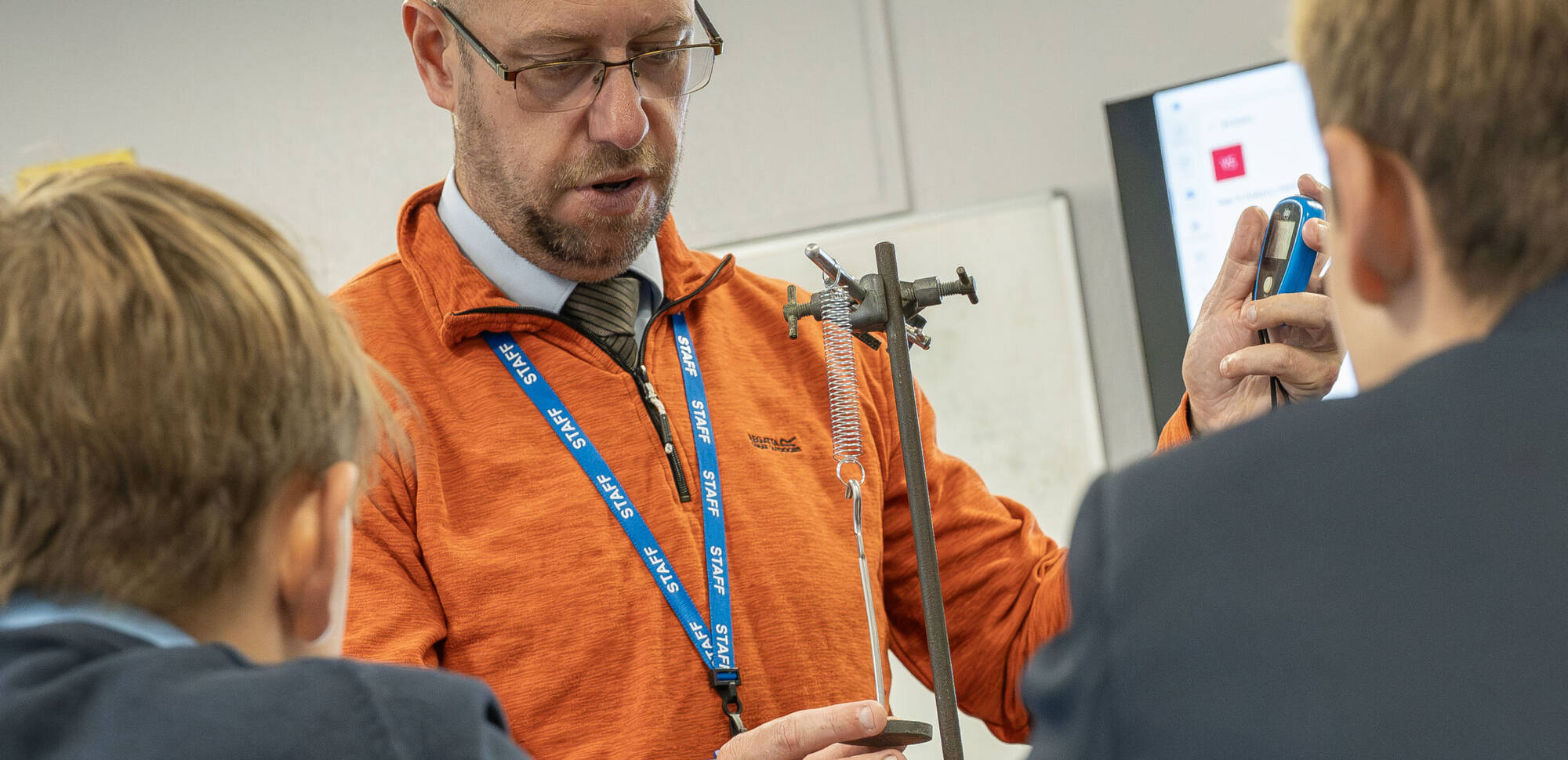 Chris Gozzard teaching Physics