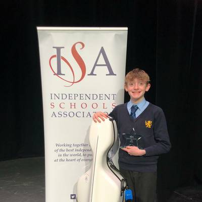 Oliver Pearce ISA Win with Award